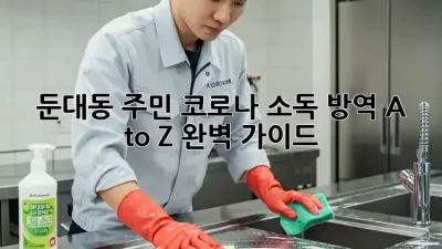 🛡️ 둔대동 주민必見! 코로나 소독 방역 A to Z 완벽 가이드 🏡